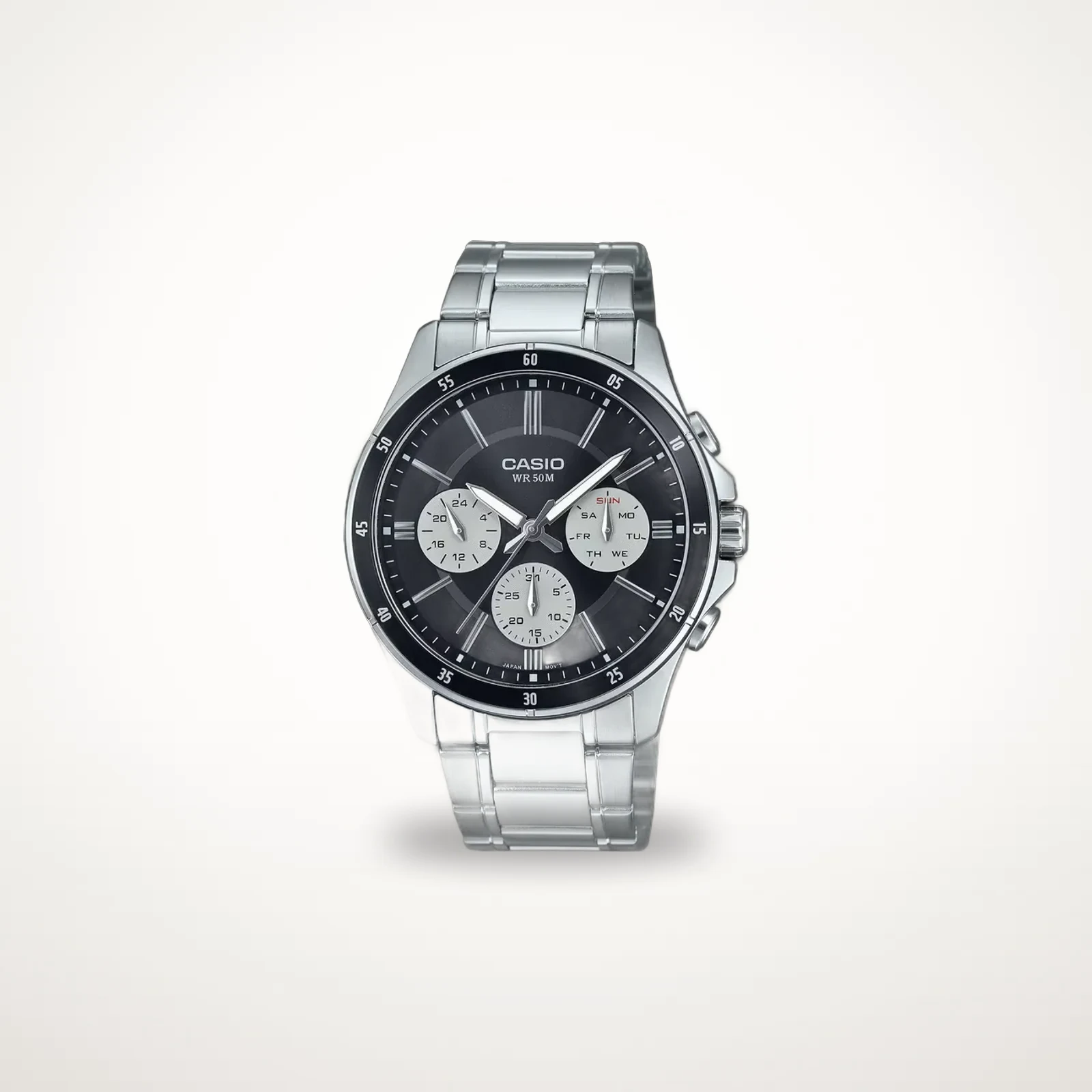 ساعة كاسيو MTP-1374D-1A3VD رجالية