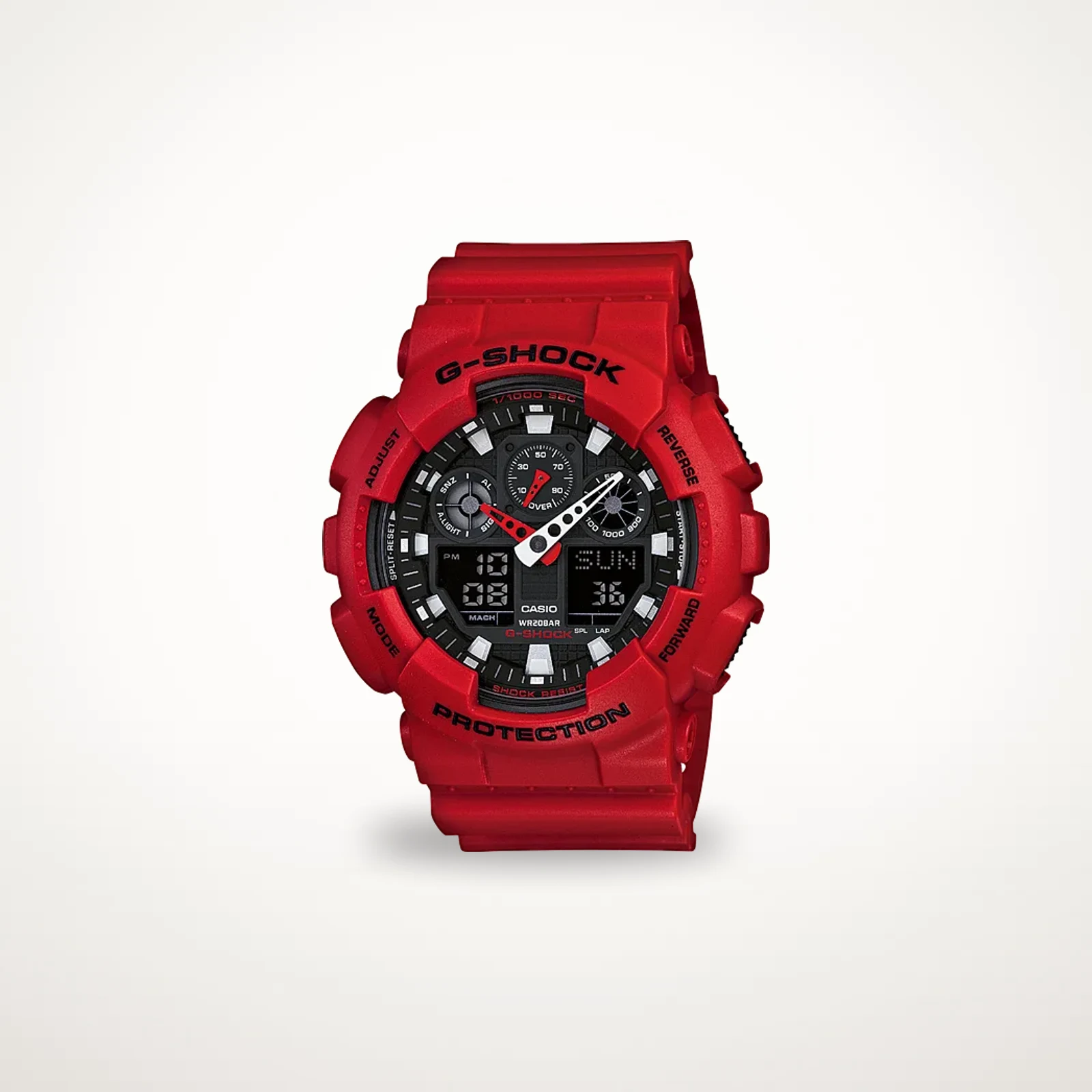 ساعة جي شوك GA-100B-4ADR رجالية